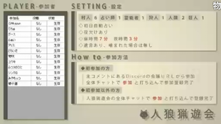 人狼猟遊会